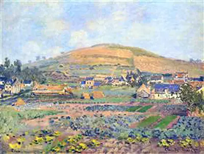 The Mount Riboudet in Rouen in Spring Claude Monet